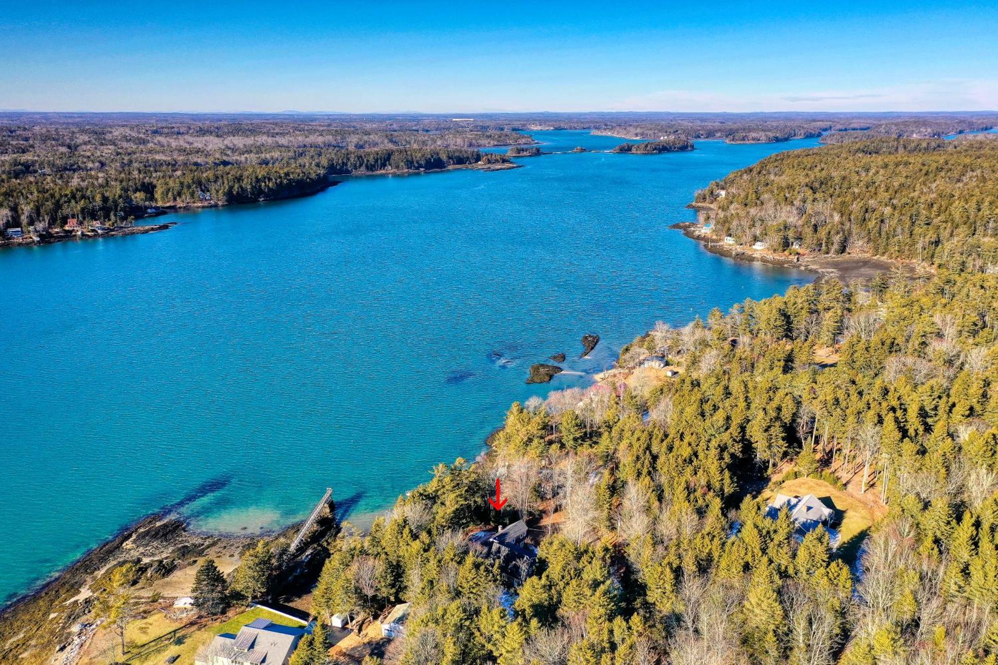 Maine Waterfront Luxury Retreat Villa Phippsburg Exterior photo